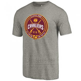 Camiseta Manga Corta Cleveland Cavaliers Gris6