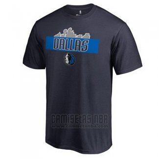Camiseta Manga Corta Dallas Mavericks Azul5