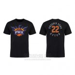 Camiseta Manga Corta Deandre Ayton Phoenix Suns Negro3