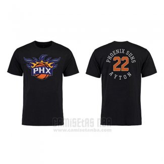 Camiseta Manga Corta Deandre Ayton Phoenix Suns Negro3