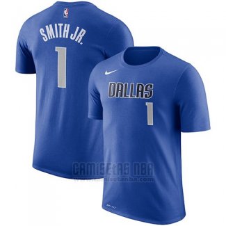Camiseta Manga Corta Dennis Smith Jr. Dallas Mavericks Azul2