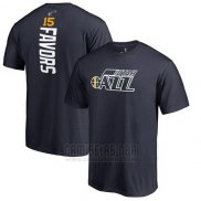 Camiseta Manga Corta Derrick Favors Utah Jazz Azul Marino