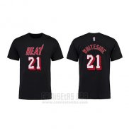 Camiseta Manga Corta Hassan Whiteside Miami Heat Negro5