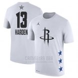 Camiseta Manga Corta James Harden All Star 2019 Houston Rockets Blanco