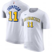 Camiseta Manga Corta Klay Thompson Golden State Warriors Blanco San Francisco