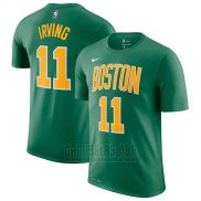 Camiseta Manga Corta Kyrie Irving Boston Celtics Verde Ciudad