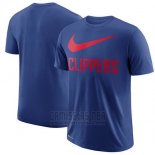 Camiseta Manga Corta Los Angeles Clippers Azul2