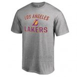 Camiseta Manga Corta Los Angeles Lakers Gris