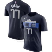 Camiseta Manga Corta Luka Doncic Dallas Mavericks Azul