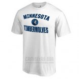 Camiseta Manga Corta Minnesota Timberwolves Blanco2