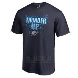 Camiseta Manga Corta Oklahoma City Thunder Azul Marino Thunder Up