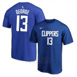 Camiseta Manga Corta Paul George Los Angeles Clippers Azul2