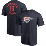 Camiseta Manga Corta Paul George Oklahoma City Thunder Azul Marino2