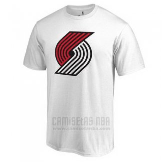 Camiseta Manga Corta Portland Trail Blazers Blanco