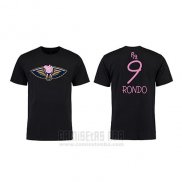 Camiseta Manga Corta Rajon Rondo New Orleans Pelicans Negro Peppa Pig Cruzado