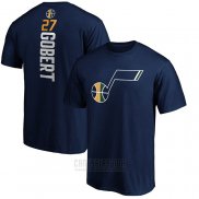 Camiseta Manga Corta Rudy Gobert Utah Jazz Azul