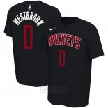 Camiseta Manga Corta Russell Westbrook Houston Rockets Negro2