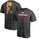 Camiseta Manga Corta Toronto Raptors 2019 NBA Finals Champions DNA Roster Signature Gris