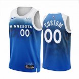 Camiseta Minnesota Timberwolves Personalizada Ciudad 2023-24 Azul