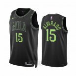 Camiseta New Orleans Pelicans Jose Alvarado #15 Ciudad 2023-24 Negro