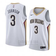 Camiseta New Orleans Pelicans Stanley Johnson #3 Association 2018 Blanco