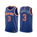 Camiseta New York Knicks Maurice Harkless #3 Icon Azul