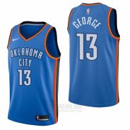 Camiseta Oklahoma City Thunder Paul George #13 Icon Azul