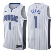 Camiseta Orlando Magic Jonathan Isaac #1 Association 2017-18 Blanco