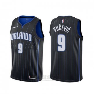 Camiseta Orlando Magic Nikola Vucevic #9 Statement Negro