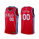 Camiseta Philadelphia 76ers Personalizada Statement 2019-20 Rojo