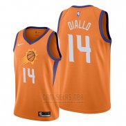 Camiseta Phoenix Suns Cheick Diallo #14 Statement Naranja