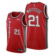 Camiseta Portland Trail Blazers Hassan Whiteside #21 Classic Edition Rojo