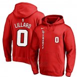 Sudaderas con Capucha Damian Lillard Portland Trail Blazers Rojo 2019-20 Ciudad