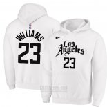 Sudaderas con Capucha Lou Williams Los Angeles Clippers Blanco 2019-20 Ciudad