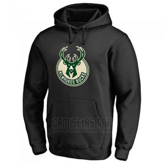 Sudaderas con Capucha Milwaukee Bucks Negro