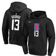 Sudaderas con Capucha Paul George Los Angeles Clippers Negro2