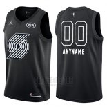 Camiseta All Star 2018 Portland Trail Blazers Nike Personalizada Negro