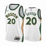 Camiseta Boston Celtics JD Davison #20 Ciudad 2023-24 Blanco