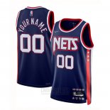 Camiseta Brooklyn Nets Personalizada Ciudad 2021-22 Azul