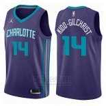 Camiseta Charlotte Hornets Michael Kidd-Gilchrist #14 Statement 2017-18 Violeta