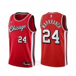 Camiseta Chicago Bulls Lauri Markkanene #24 Ciudad 2021-22 Rojo