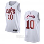 Camiseta Cleveland Cavaliers Darius Garland #10 Association 2022-23 Blanco