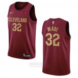 Camiseta Cleveland Cavaliers Dean Wade #32 Icon 2022-23 Rojo