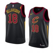 Camiseta Cleveland Cavaliers Matthew Dellavedova #18 Statement 2018 Negro