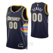 Camiseta Denver Nuggets Markus Howard #00 Ciudad 2021-22 Azul