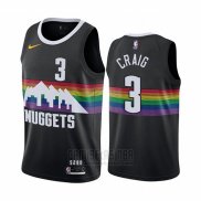 Camiseta Denver Nuggets Torrey Craig #3 Ciudad Negro