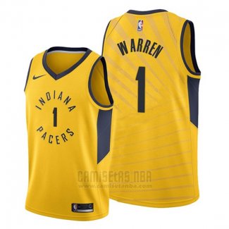Camiseta Indiana Pacers T.j. Warren #1 Statement Oro