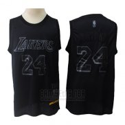 Camiseta Los Angeles Lakers Kobe Bryant #24 MVP Negro