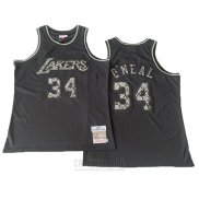 Camiseta Los Angeles Lakers Kobe Bryant #34 Swingman Mitchell & Ness 1996-97 Negro