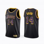 Camiseta Los Angeles Lakers Marc Gasol #14 Earned 2020-21 Negro